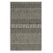 Homeroots 47 x 31 in. Charcoal Polypropylene Rug 375218 - alternate 1